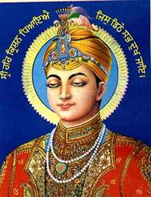 Guru Harkrishan was the eighth Guru of Sikhs. He was the younger son of Guru Har Rai. He was born to Krishan Kaur in July, 1656 AD. - Harkrishan
